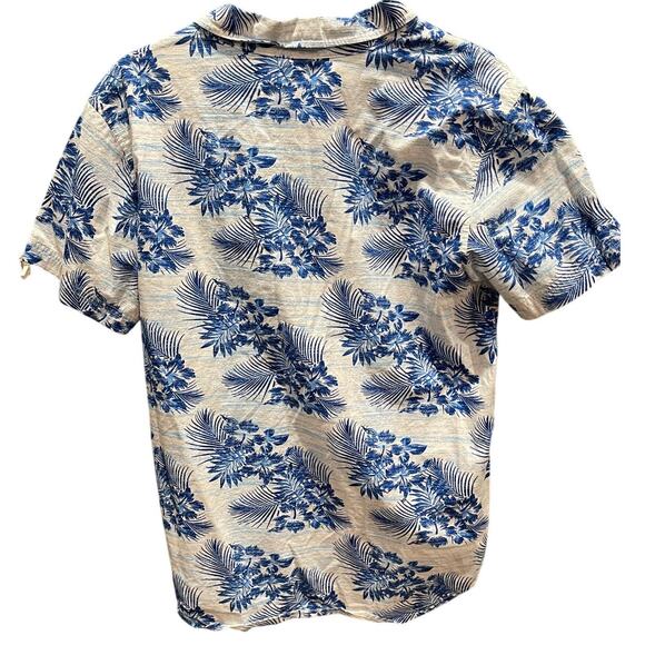 Fifthsun Kids Large (10-12) Hawaiin Shirt Blue and White - Picture 2 of 5